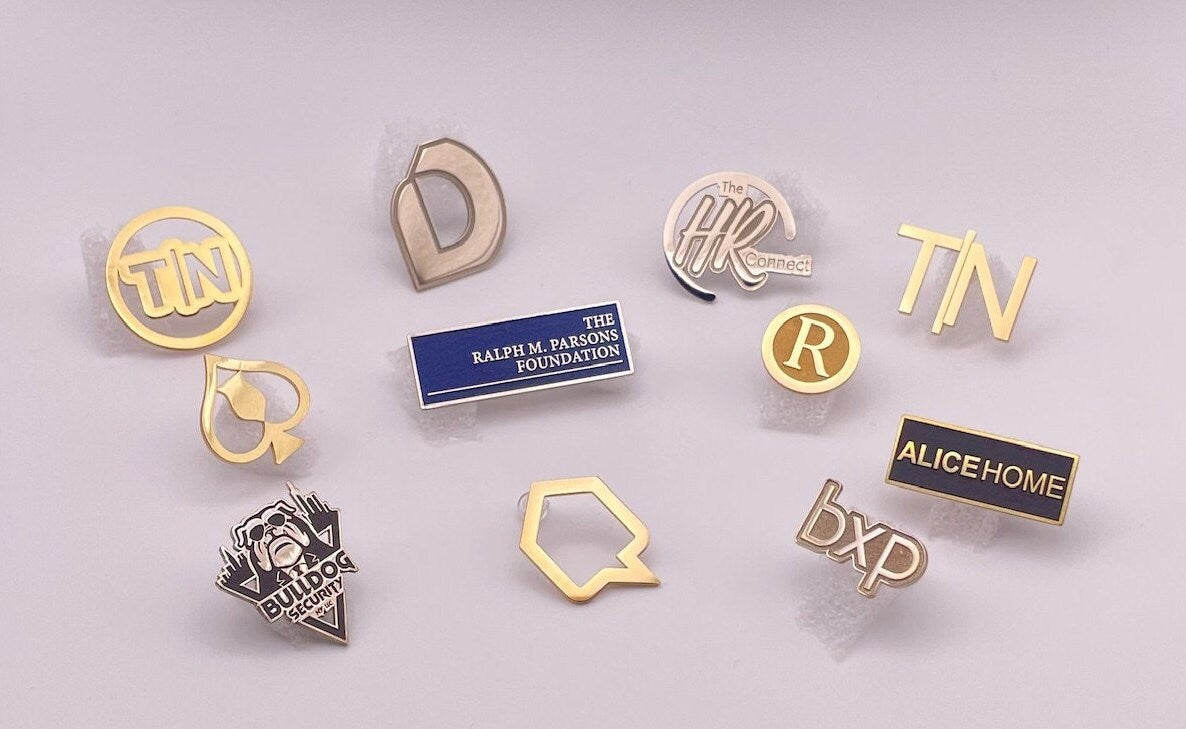 Custom Lapel Pin, Corporate Logo Lapel Pin, Groomsmen Lapel Pin, Initial Pin, Top-Quality Lapel Pin, Hat Pin, Jewelry Pin, Logo Pin,