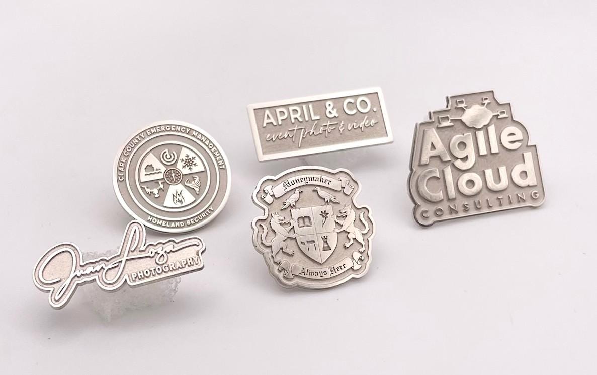 Custom Lapel Pin, Corporate Logo Lapel Pin, Groomsmen Lapel Pin, Initial Pin, Top-Quality Lapel Pin, Hat Pin, Jewelry Pin, Logo Pin,