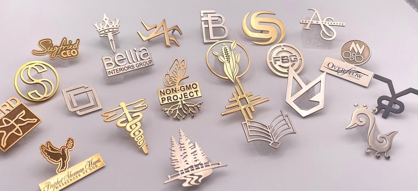 Custom Lapel Pin, Corporate Logo Lapel Pin, Groomsmen Lapel Pin, Initial Pin, Top-Quality Lapel Pin, Hat Pin, Jewelry Pin, Logo Pin,
